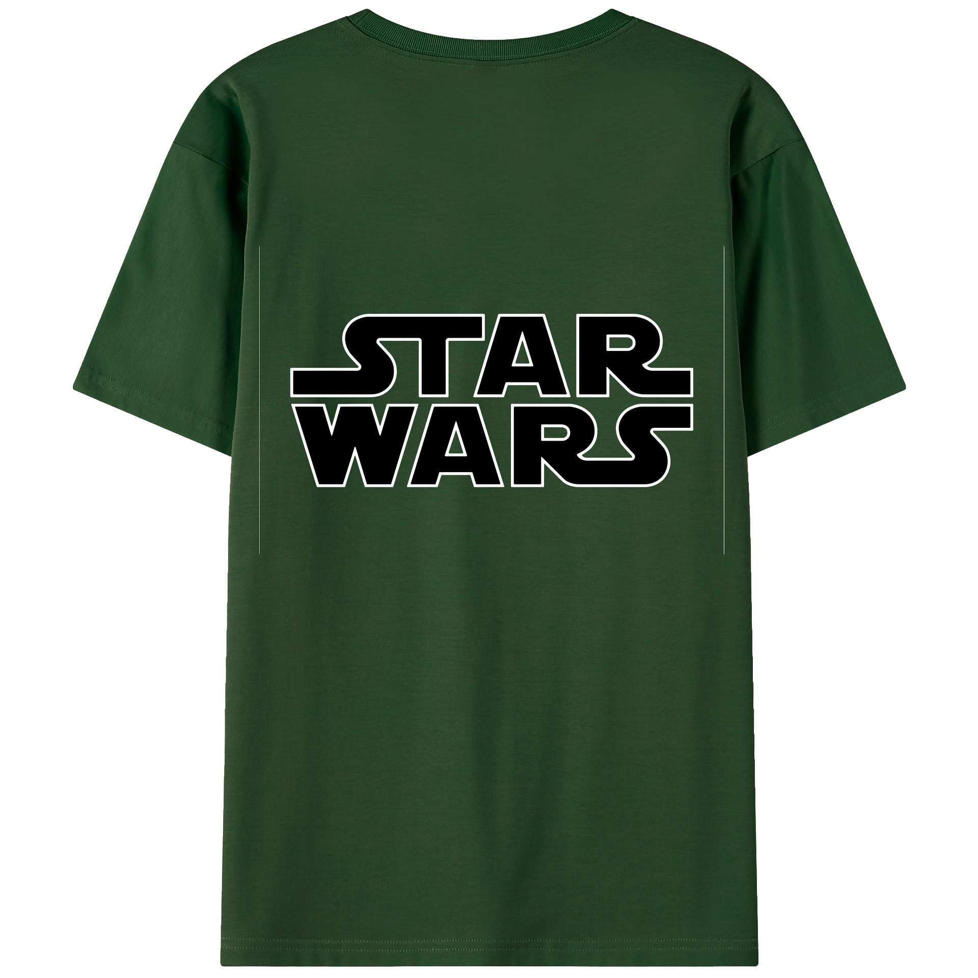 （画像用） スター・ウォーズ Star Wars 綿100％半袖Tシャツ（背面プリント）